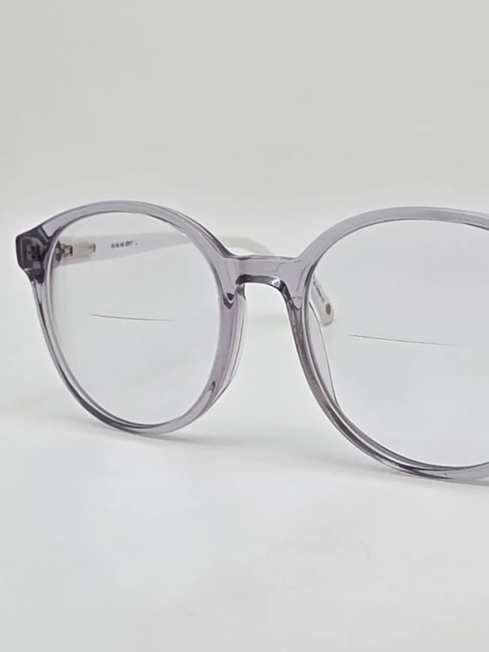 Bulova Surfside Crystal Clear White Eyeglasses Frame w/ Flexhinge and Case 51mm